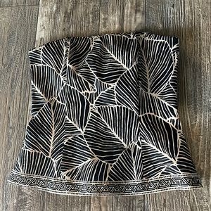 WHITE HOUSE | BLACK MARKET PALM LEAF BUSTIER S,00